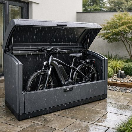 Endlich Platz schaffen: So schützt du dein Zweirad vor Wind und Wetter